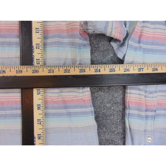 Vineyard Vines Slim Fit Crosby Shirt Mens XL Multicolor Stripe Cotton Linen - Picture 7 of 8